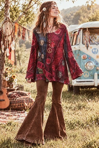 Boho hippie langarm - 52,