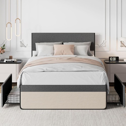 Polsterbett queen size - polsterbett,