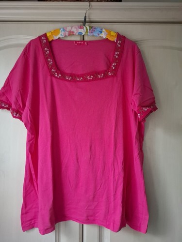 Shirt damen 50 rosa - shirt,