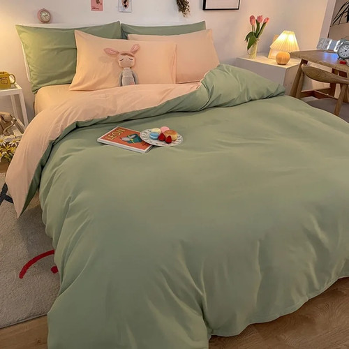 Bettbezug einfarbig doppelbett - einfarbig,