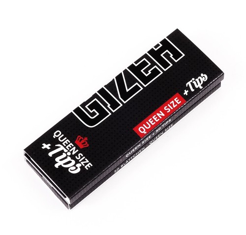 Heftchen gizeh black queen - black,